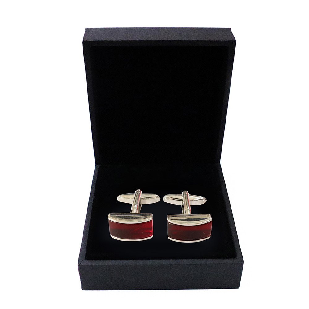 Khuy măng set, cufflinks măng set-Khuy măng set cài áo cho nam  màu trắng kim MSTK021