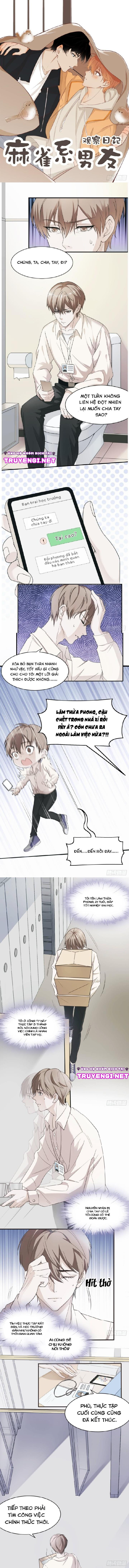 nhật ký theo dõi bạn trai chim sẻ chapter 1 1