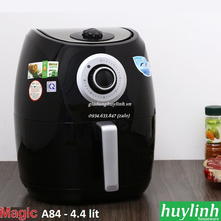 Nồi chiên không dầu Magic Korea A84 - Dung tích 4.4 lít - Công suất 1400W - Hàng chính hãng