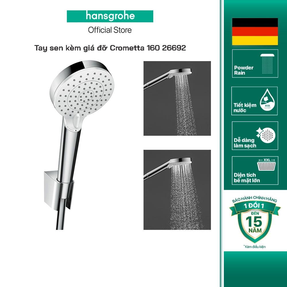 Tay sen kèm giá đỡ HANSGROHE Crometta 160 26692