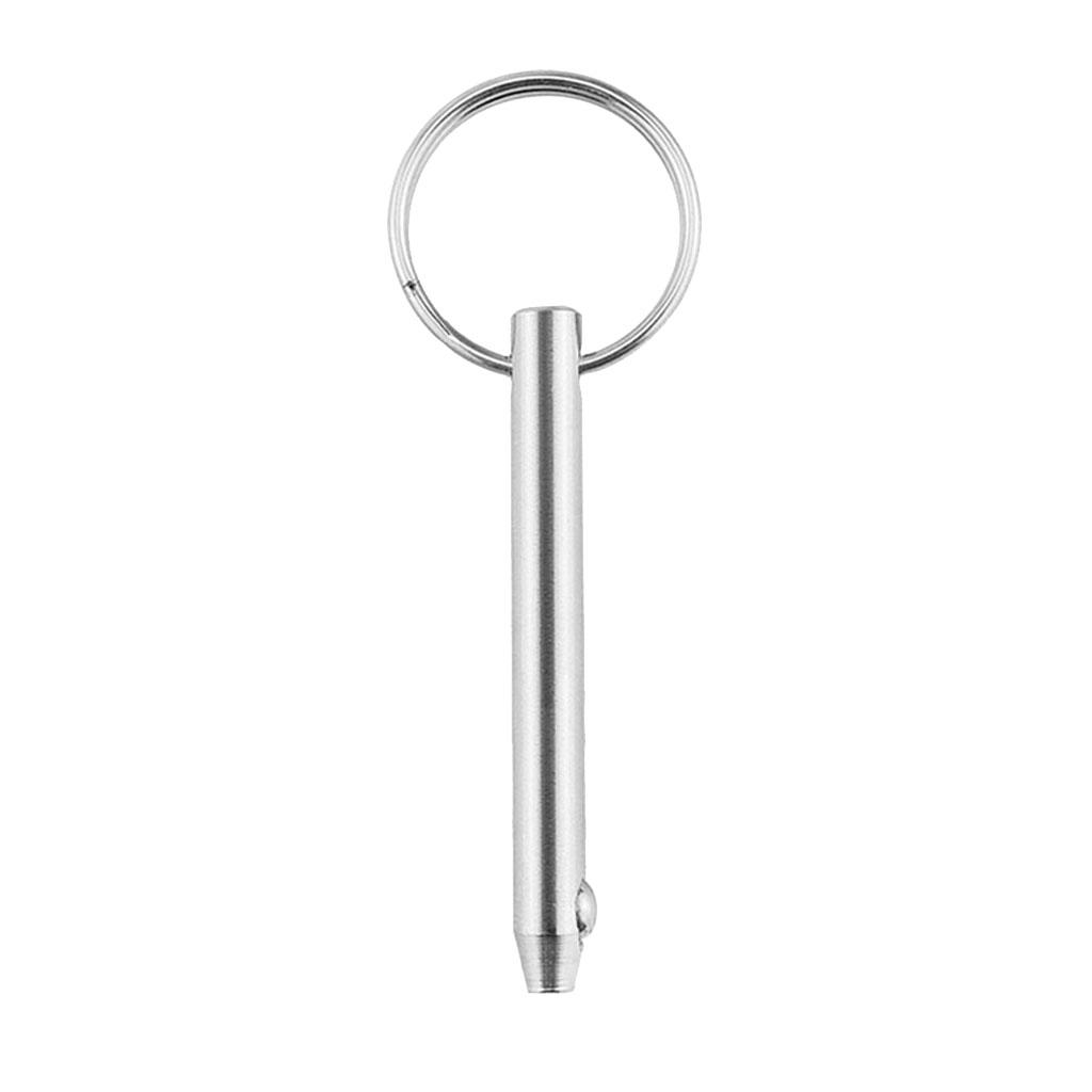 2x Stainless steel 316 quick release 10mm pin Bimini boat pin detent