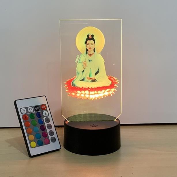 Đèn led 3d, Tranh đèn led, adida, tam thánh, quan âm, hình thờ phật giáo