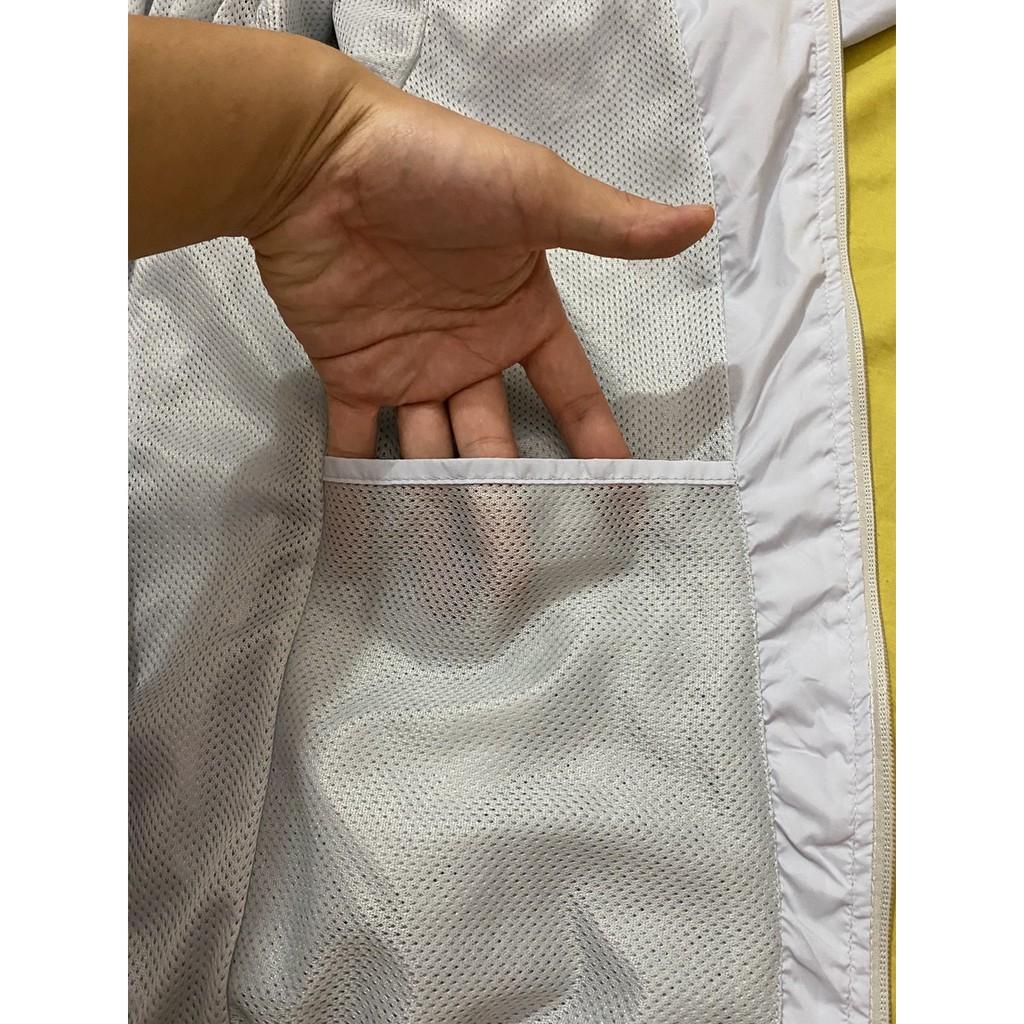 Áo gió 2 lớp LÓT LƯỚI cùng màu có kèm túi đựng