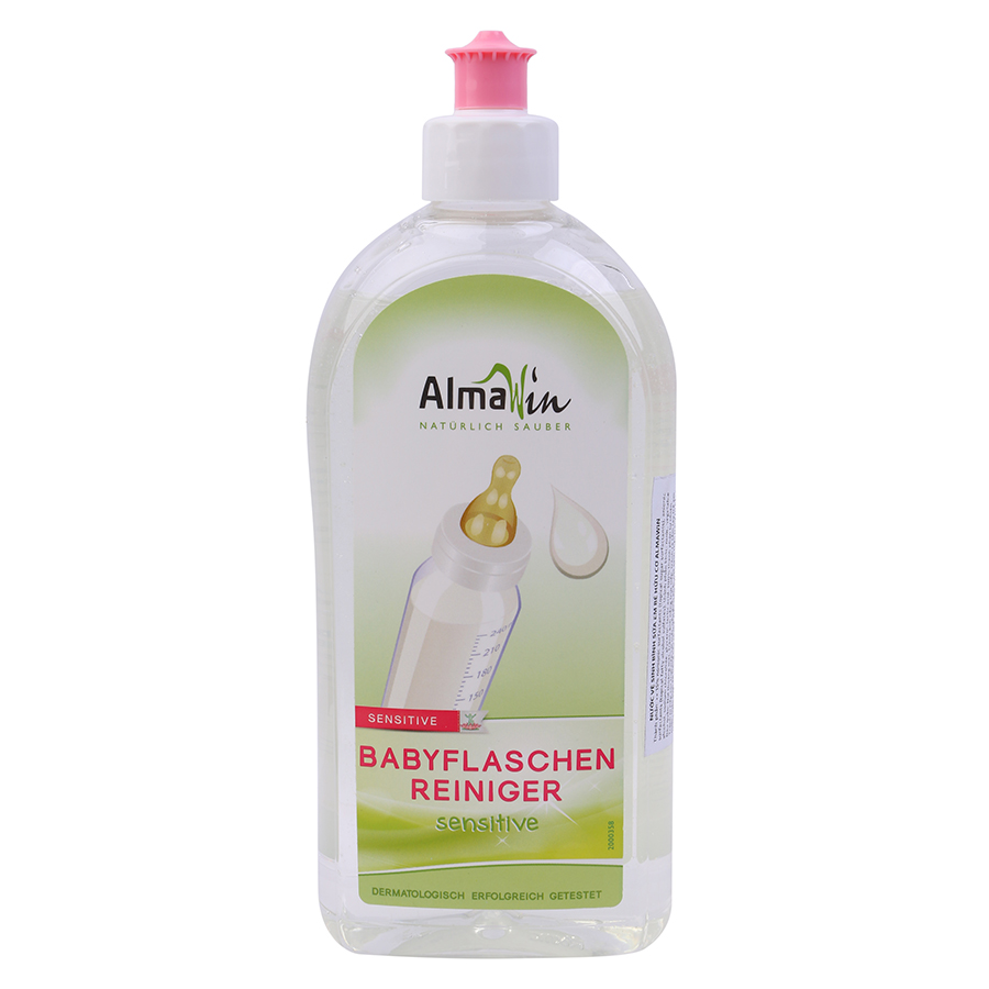 Nước Vệ Sinh Bình Sữa Em Bé Hữu Cơ Almawin (500ml)