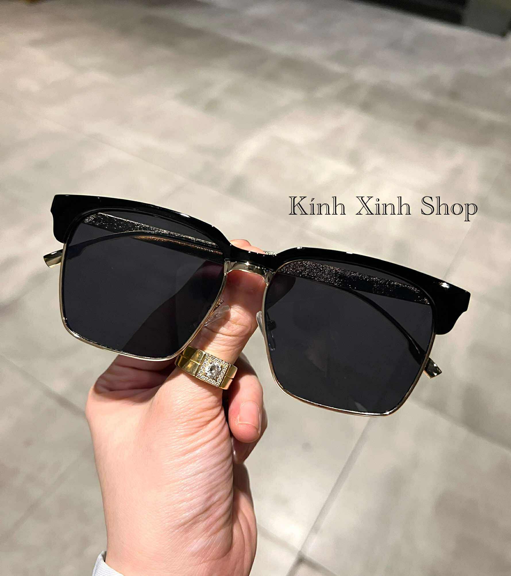 Kính mát nam Mắt vuông chống nắng uv thời trang đi đường giúp bảo vệ mắt