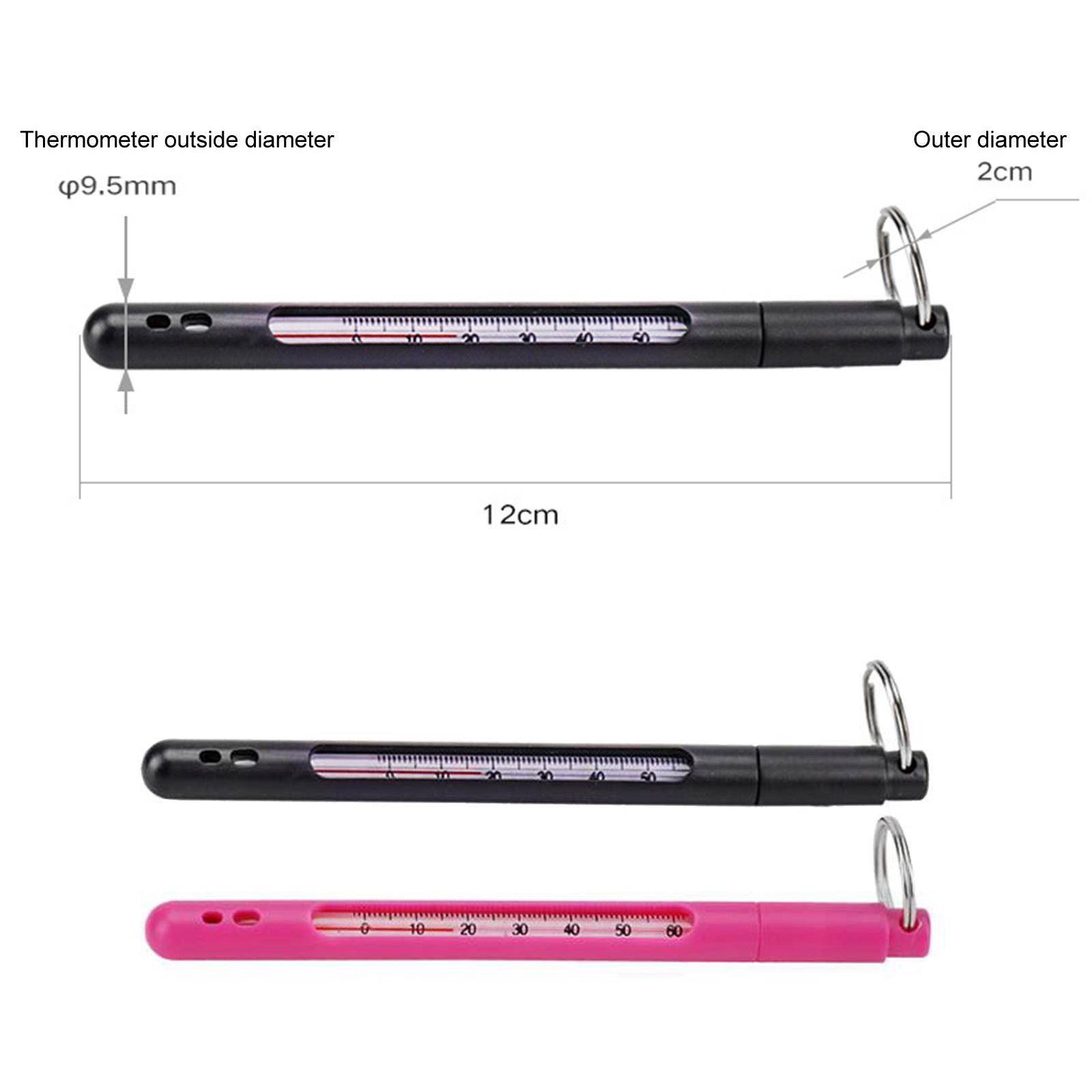 Aquarium Thermometer Fish Tank Temperature Easy Read Tropical Marine Pink