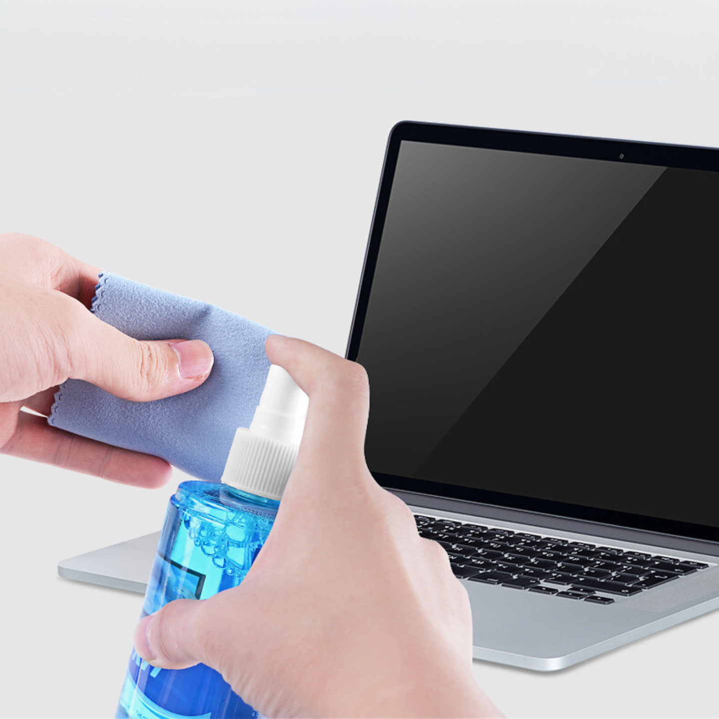 Dung dịch Vệ Sinh Màn Hình Macbook Kai.N Screen Cleaning Kit 200ml Kháng Khuẩn Điện Thoại Máy ảnh Đồng Hồ Laptop Tablet Ống kính Kèm Khăn Lau_ Hàng chính hãng