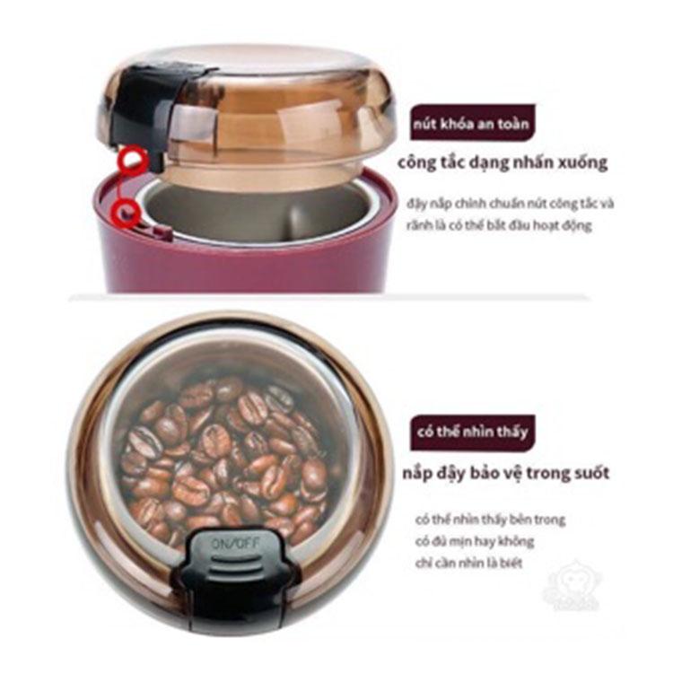 Máy Nghiền Hạt Đa Năng Mini Siêu Tốc Máy Xay Bột Siêu Mịn - Xay Ngũ Cốc, Cafe, Các Hạt Gia Vị