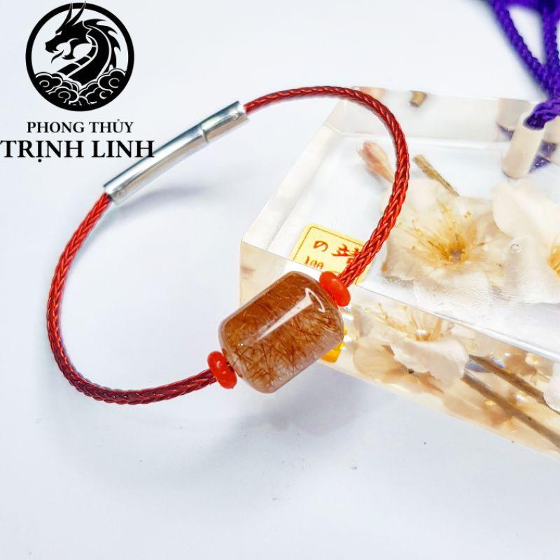 VÒNG TAY LU THỐNG ĐỎ DÂY THÉP CAO CẤP - 2 MÀU DÂY ĐEN VÀ ĐỎ