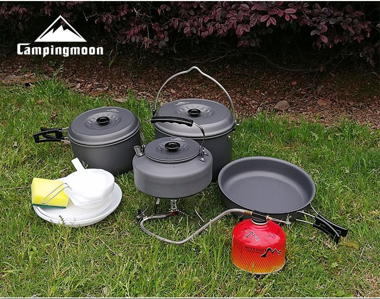 Bộ nồi nhôm dã ngoại Campingmoon MC-700