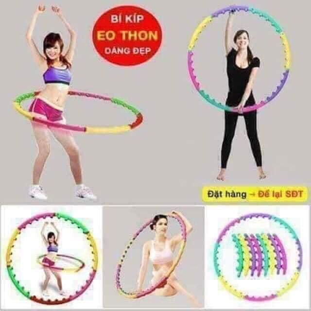 Vòng lắc giảm eo massage Hula Hoop nhập khẩu Hàn Quốc