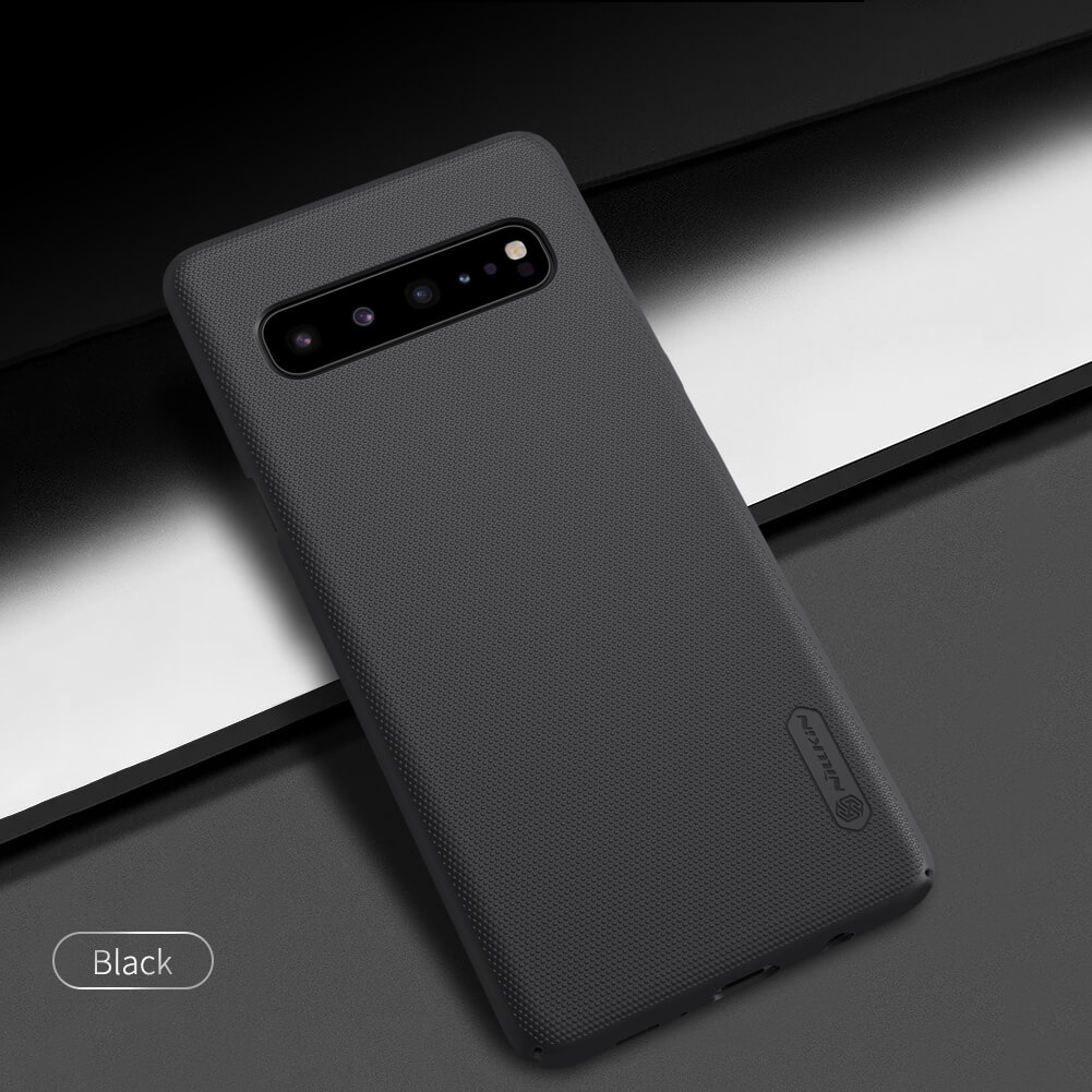 Ốp Lưng cứng cho Samsung Galaxy S10 5G- Nillkin tặng kèm kệ đỡ điện thoại - Hàng chính hãng