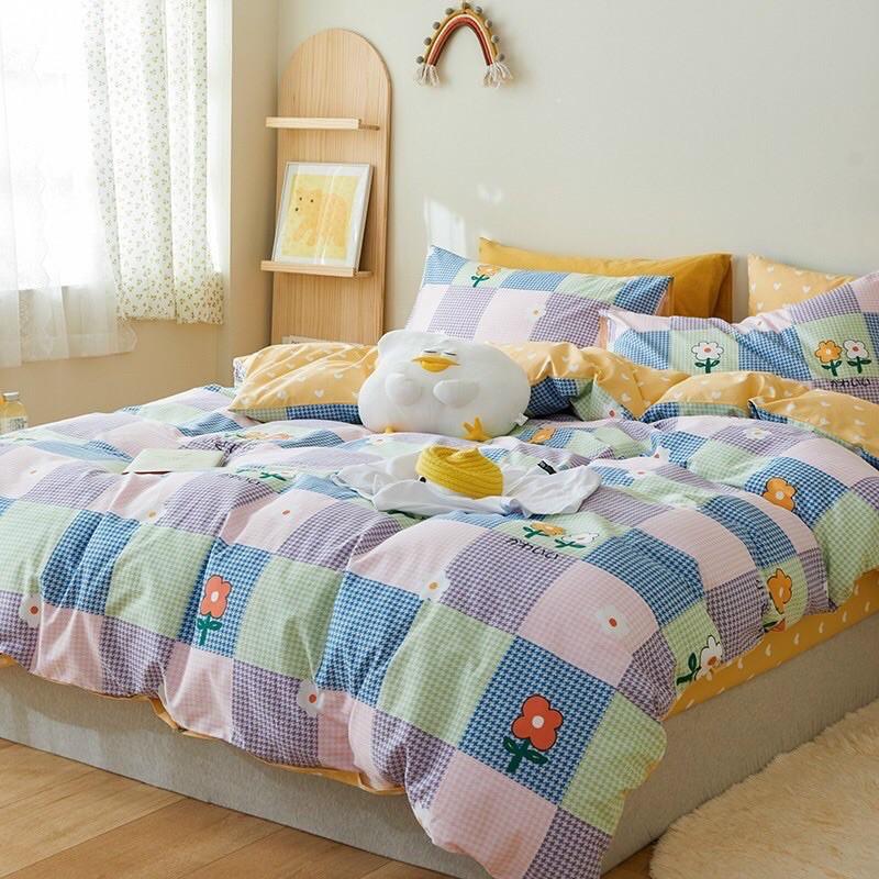 Set Cotton Living Hàng Nhập Khẩu Cao Cấp 4 Món Trong BST Hello Summer