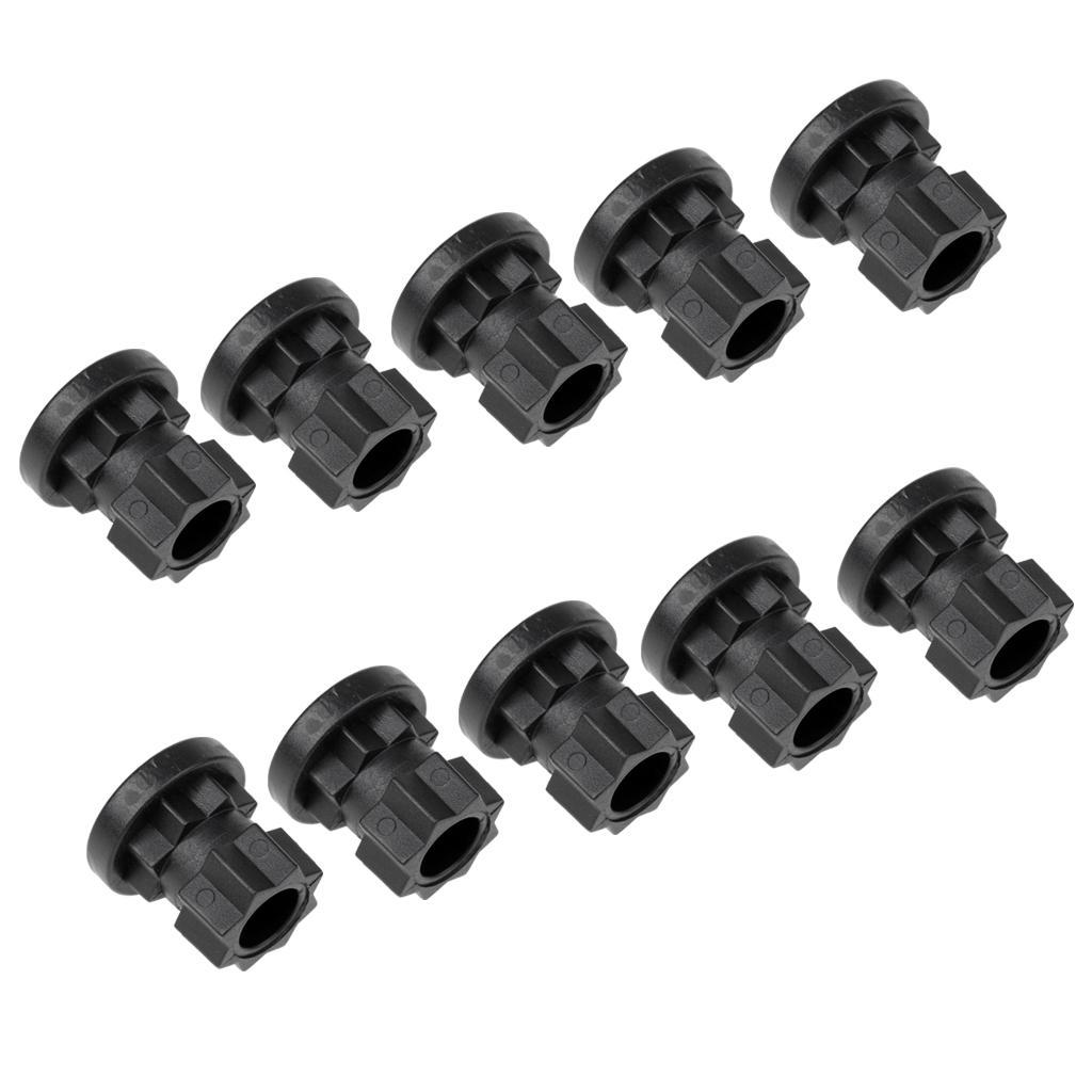 10 Pieces RAM Kayak Quick Release Track Base Mount for Fishing Rods Post Holder