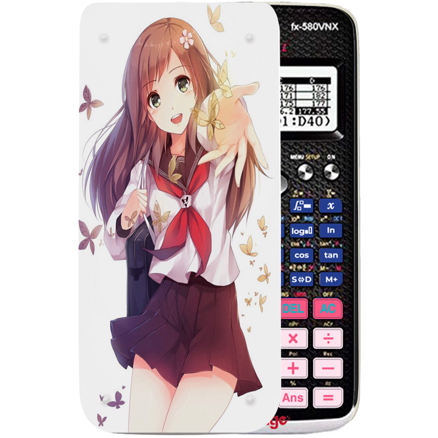 Ốp Máy Tính Casio - FX 580 VNX - Nhân VậT Anime Tam 057