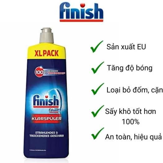 Combo Viên rửa chén bát Finish tẩy rửa toàn diện cho máy