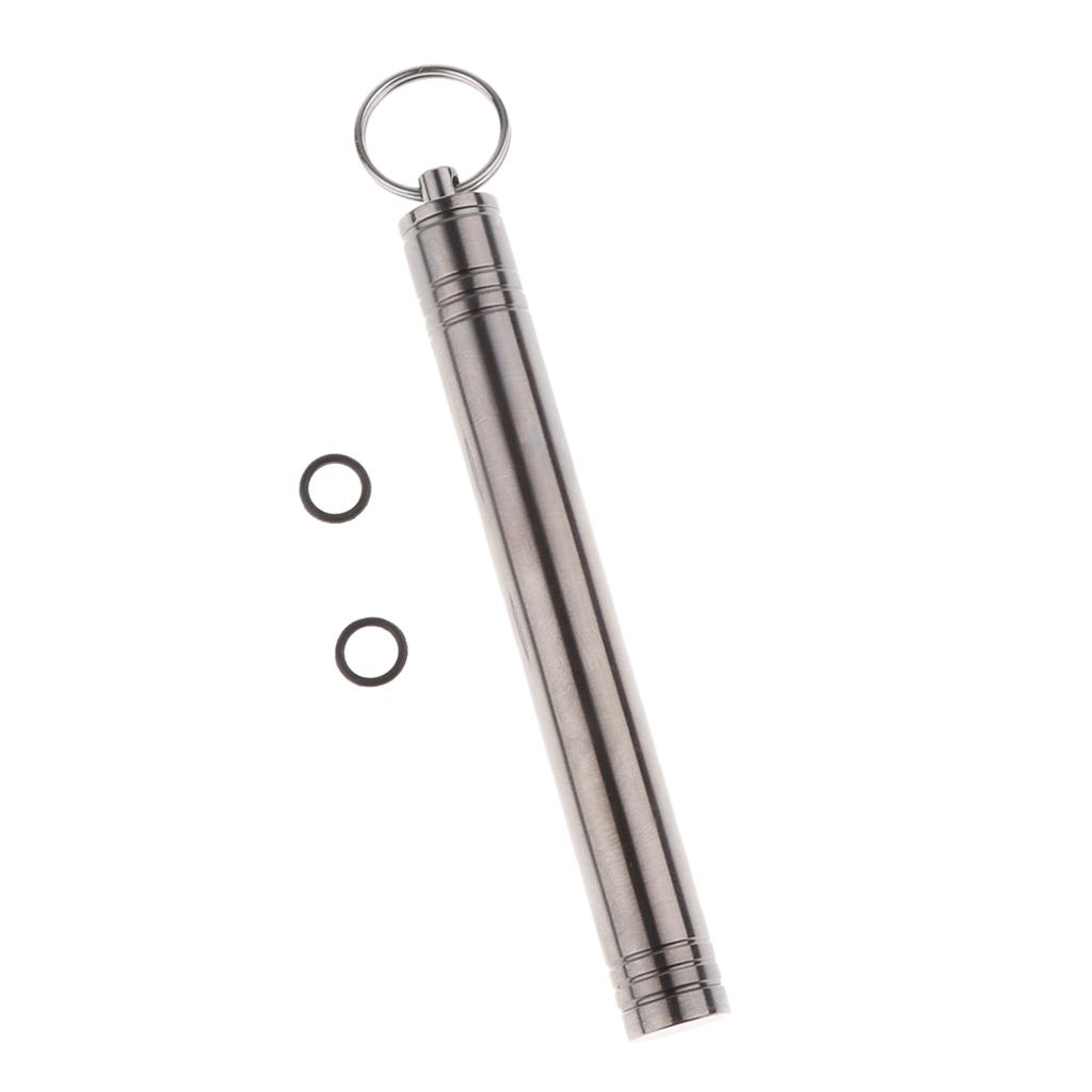 Waterproof Titanium Alloy Pocket Toothpick Ear Pick Holder Camping
