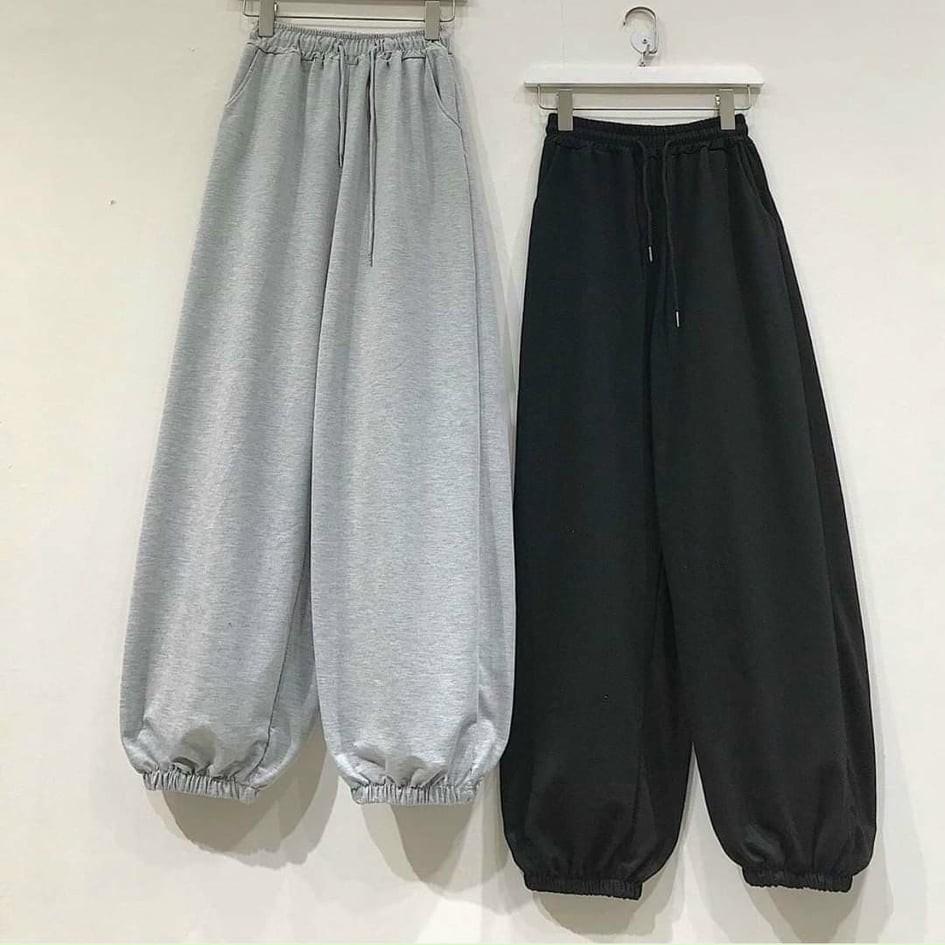 Quần Jogger Nữ Dài Ống Rộng Có Bo SIMPLE Ulzzang