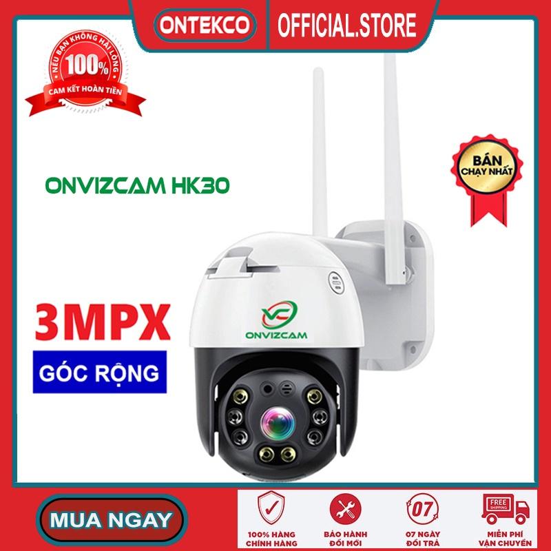 Camera không dây ONVIZCAM HK30 PTZ ngoài trời ban đêm có màu