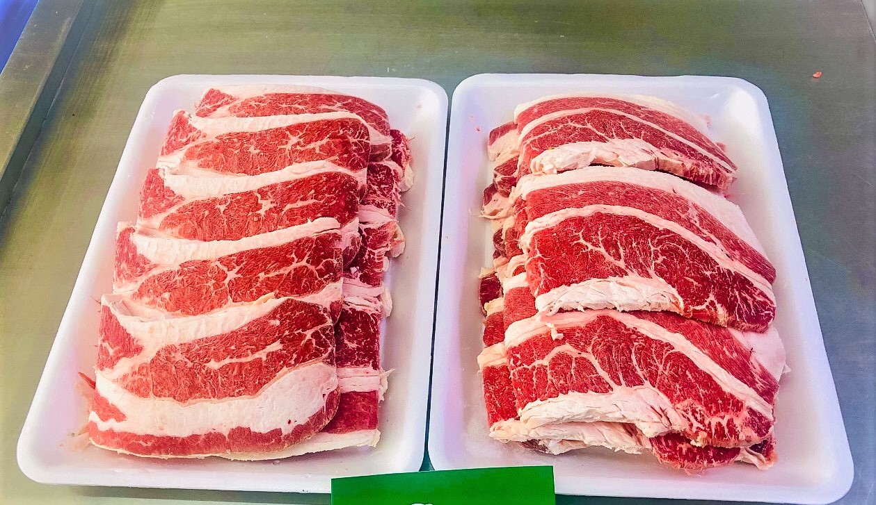 Ba Chỉ Bò Mỹ Thái Lát Lẩu - Nướng Khay 500g