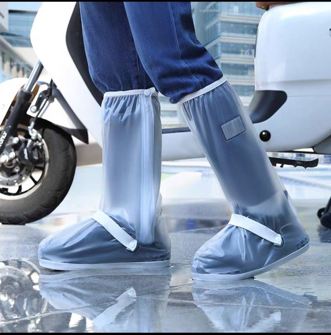 Bọc Giày Đi Mưa Vải Dù Cao Cấp Chống Nước Có Dây Kéo Tiện Lợi