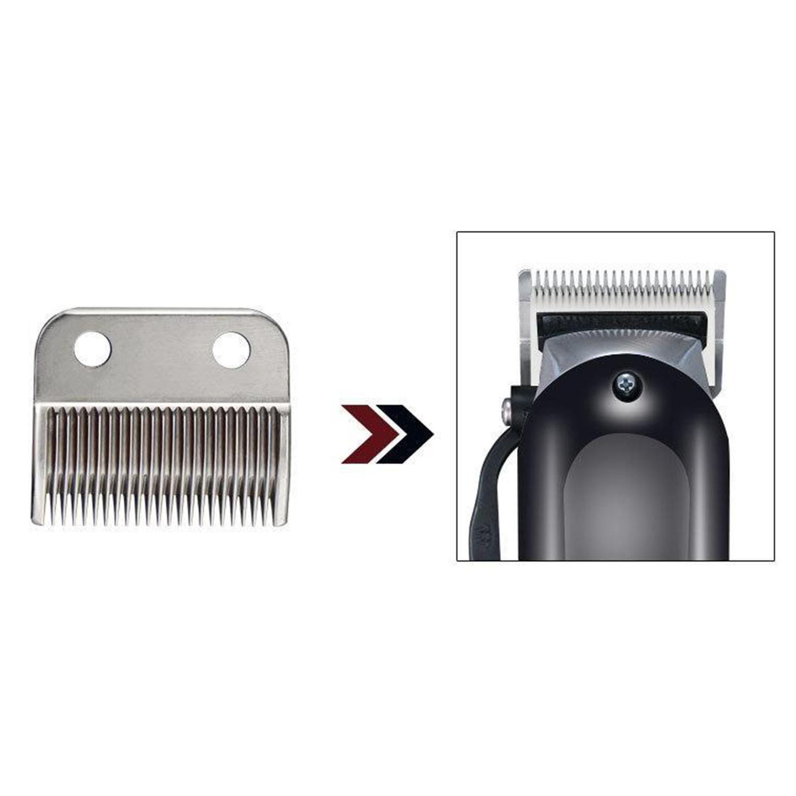 Stagger Tooth Mens Hair Clipper Trimmer Stainless Steel Cutter Head for Wahl 8504 Anti-rust and corrosion resistant