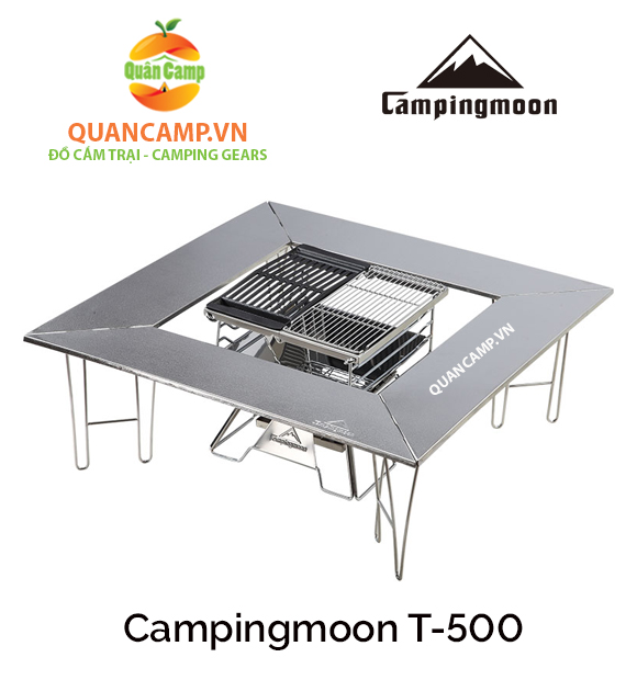 Bàn quây bếp nướng BBQ Campingmoon T-500