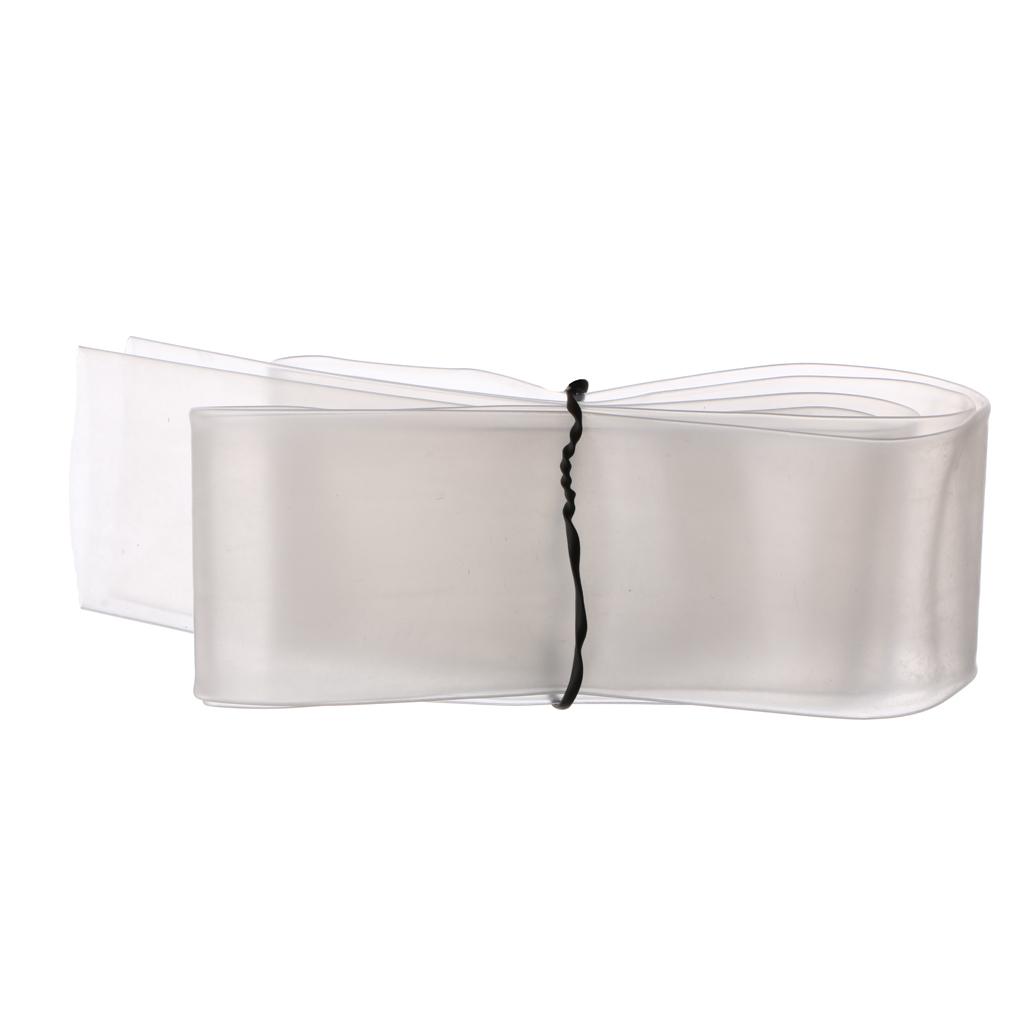 1 Mét 25 Mm Trong Suốt/Trắng 2:1 Nhiệt Ống Dây Cáp Sleeving Bọc 3.28Ft