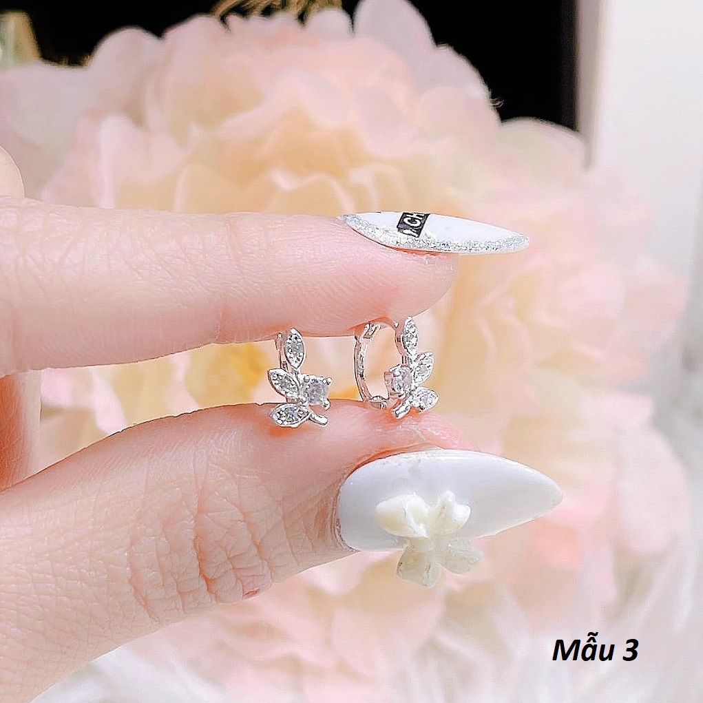 Bông tai bạc thời trang chất liệu bạc s925 MS047