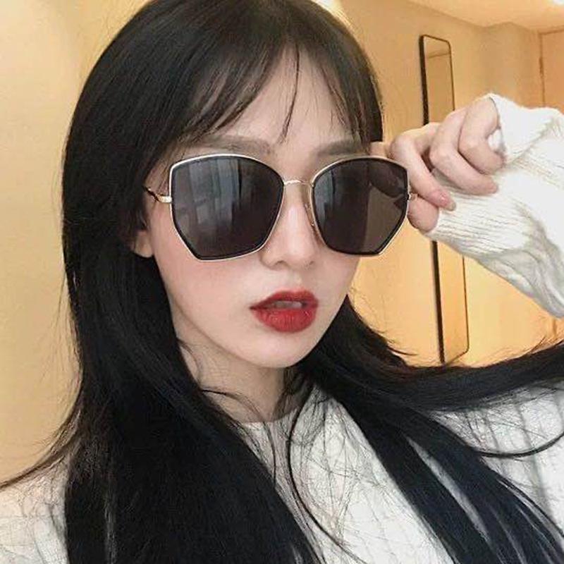 2021 Women's SunGlasses Fashion Sunglasses Large Thick Square Frame Eyeglasses