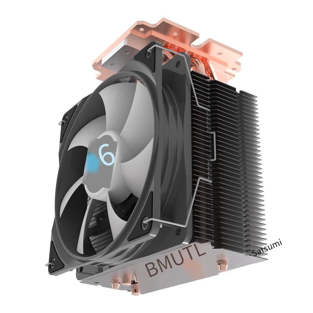 Bộ tản nhiệt tùy chỉnh làm mát bằng không khí CPU nền tảng 3647 phong cách mới nhất, sáu ống đồng để tản nhiệt nhanh, sản phẩm tùy chỉnh