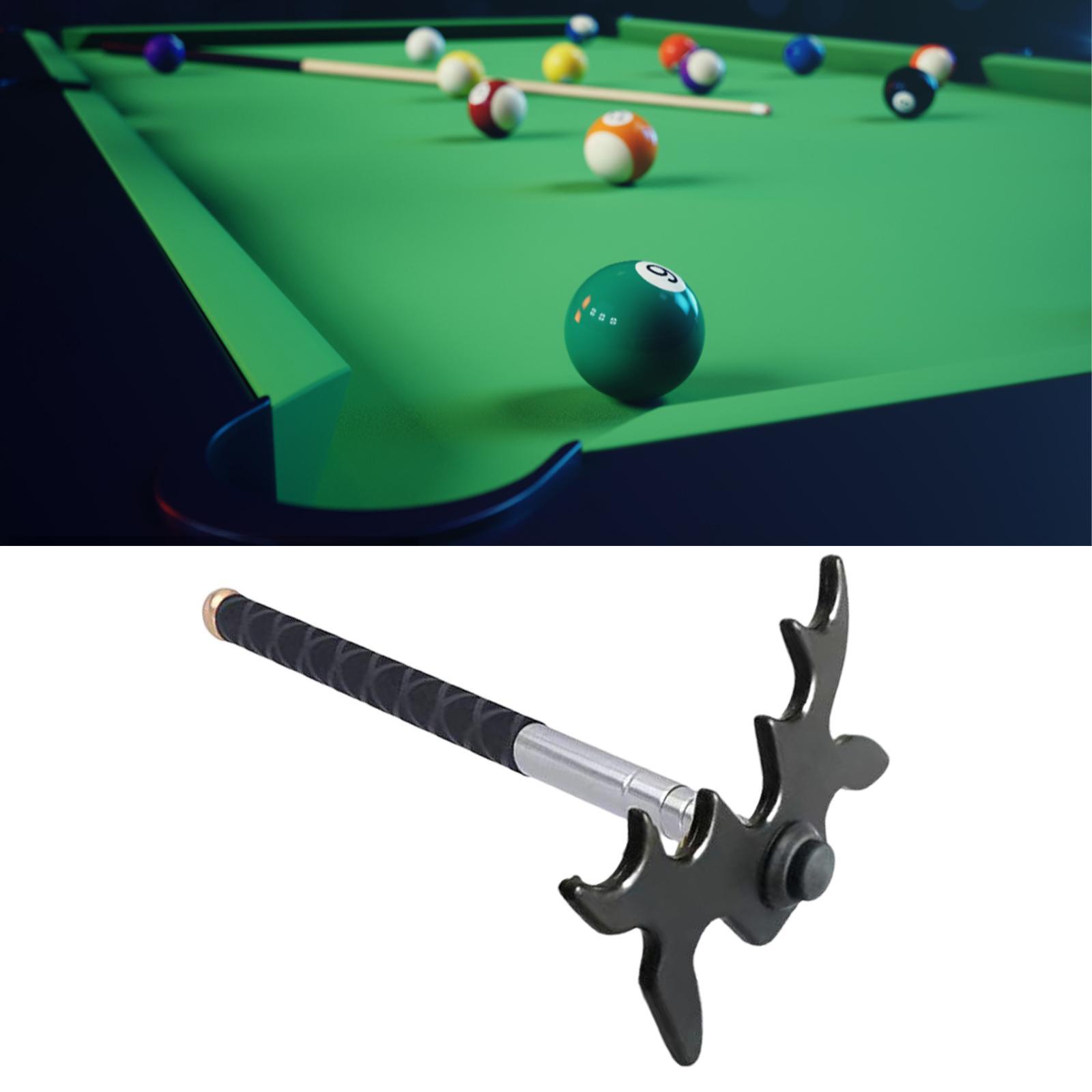 Retractable Billiards Pool Cue Stick Bridge, Plastic Bridge Head, Replaceable Bridge Head, Billiards Pool Cue Accessories