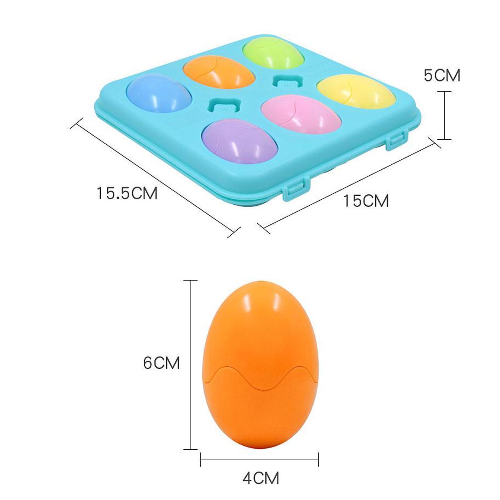Kids Toddlers Matching Eggs Educational Learning Toys Puzzle