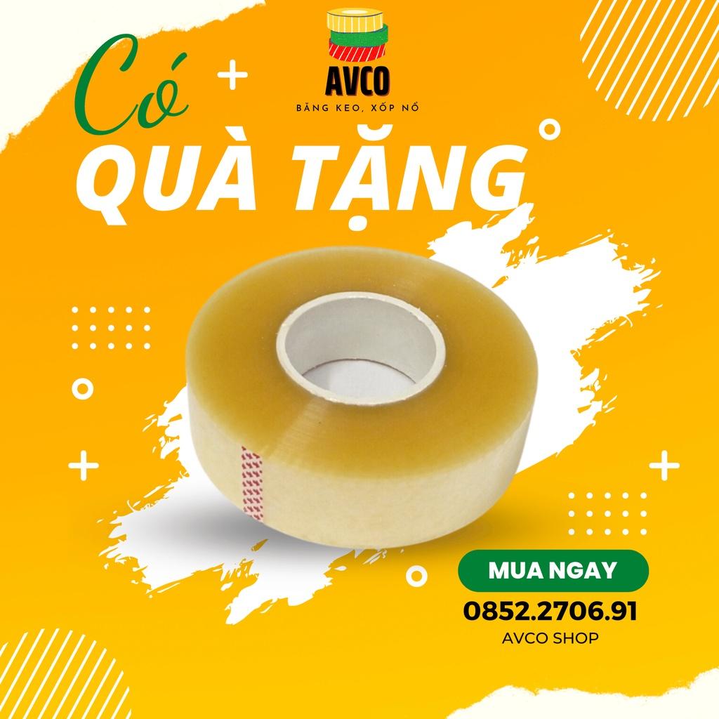 Băng dính 1kg AVCO lõi nhựa mỏng hàng đẹp dai dính