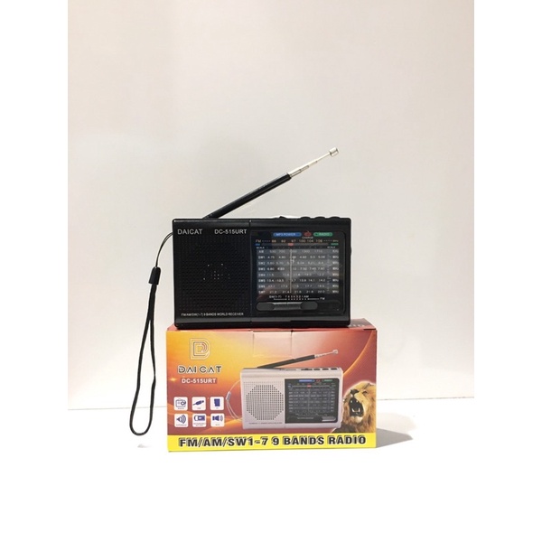 Đài Fm JABAN-DC-515URT nghe nhạc bằng thẻ nhớ, usb, nghe đài Radio  FM được thiết kế nhỏ gọn- Hàng Chính Hãng