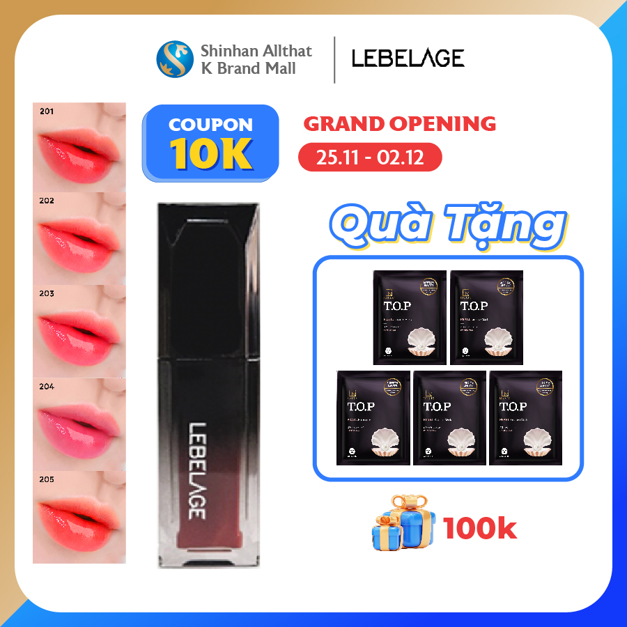 Son Tint Bóng Lebelage Deep Kiss Fixing Lip Tint 1.4g