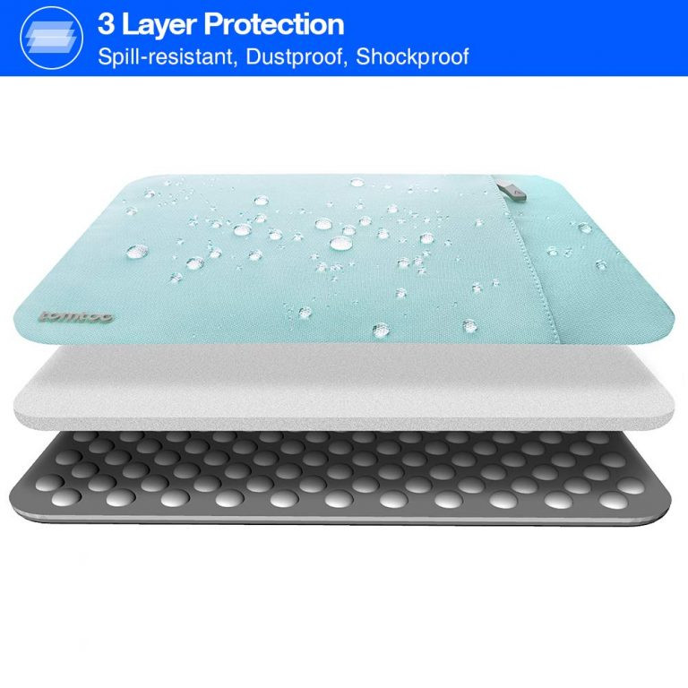 Túi Chống Sốc Tomtoc 360° Protective M a c b o o k Air/Pro 13'' New Light Blue