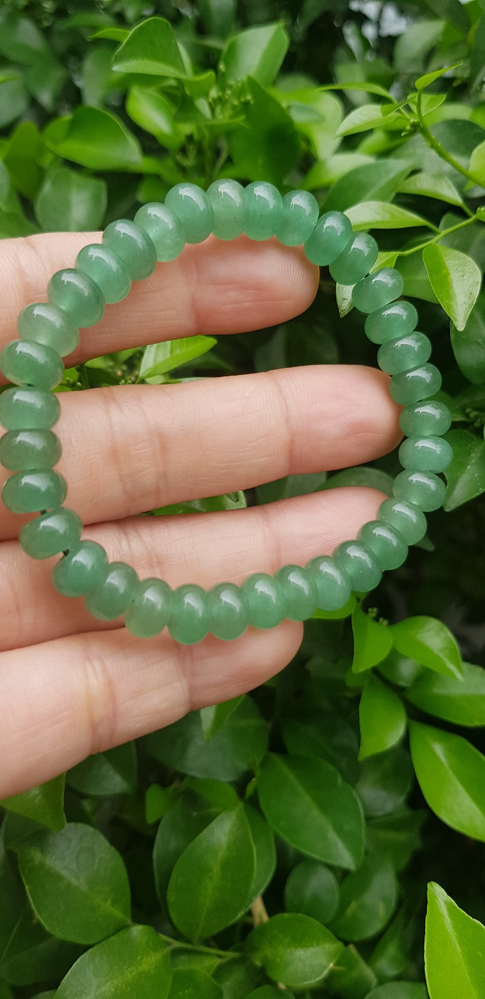 Vòng tay nữ đá thạch anh xanh đồng tiền bánh xe may mắn đẹp Vòng size hạt 8mm Hợp nữ mệnh mộc mệnh hoả mệnh thuỷ đeo xinh đẹp may mắn tài lộc