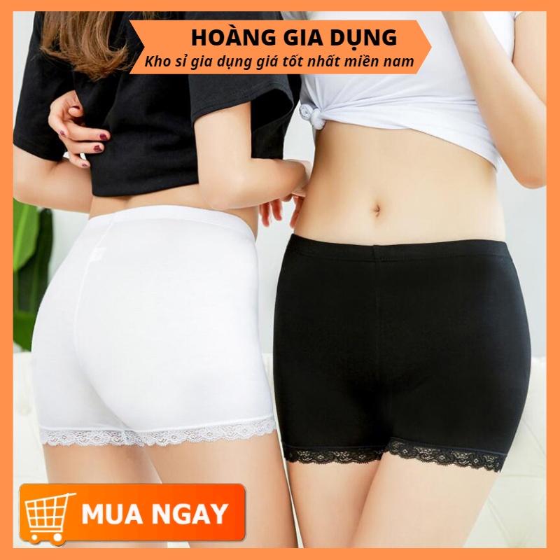 Quần Lót Nữ Cotton Thun Lạnh Trơn Vải Mềm Mặc Trong Váy Cao Cấp H025