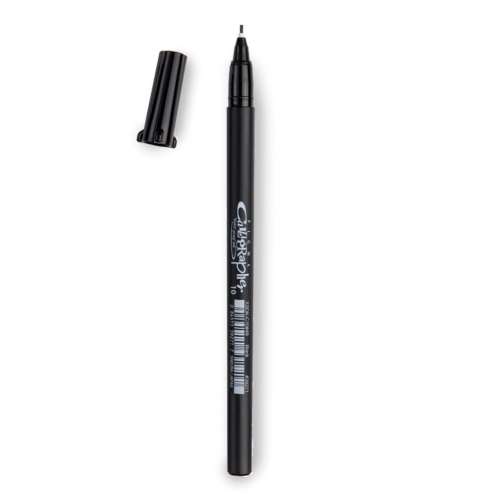 Bút Thư Pháp Sakura Pigma Calligrapher 1.0mm XSDK-C10#49 - Màu Đen