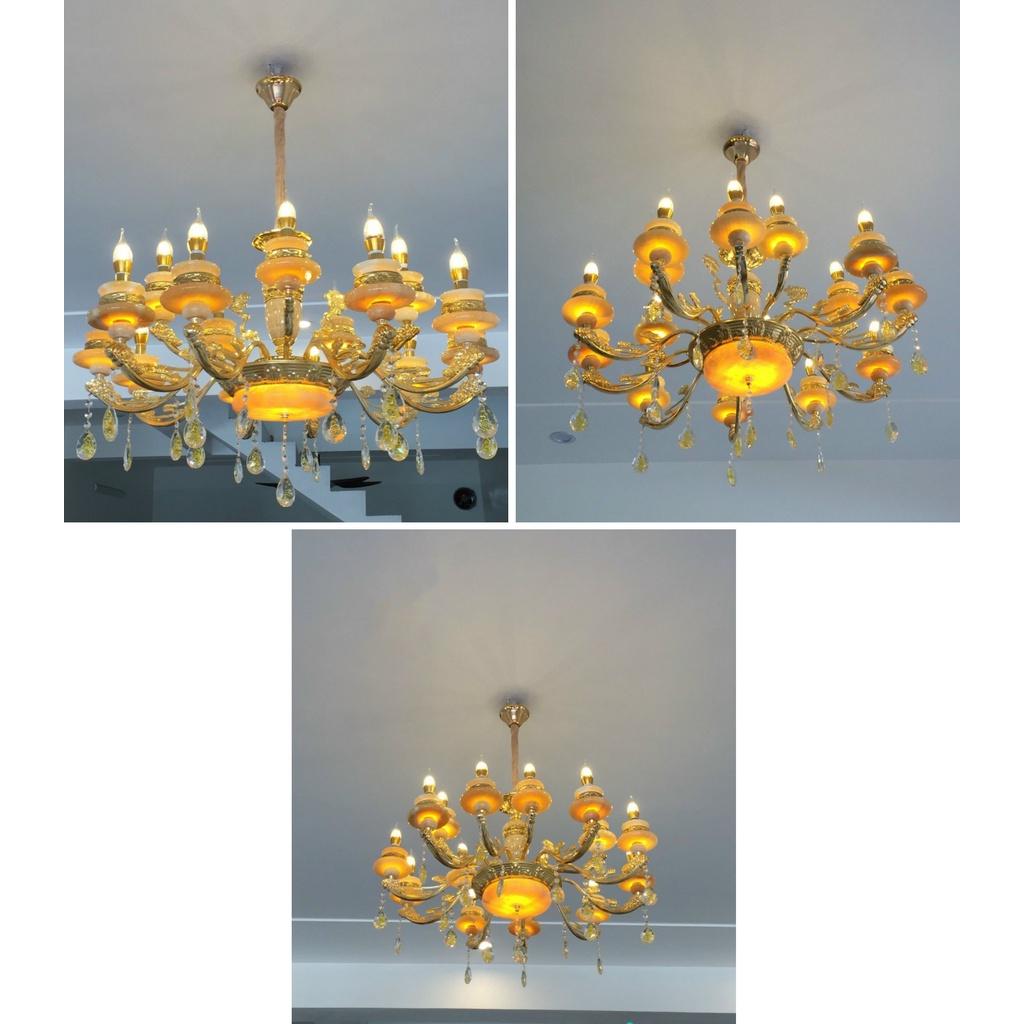 Đèn chùm NEEL kiểu dáng sang trọng trang trí nội thất hiện đại loại 15 tay - kèm bóng LED chuyên dụng