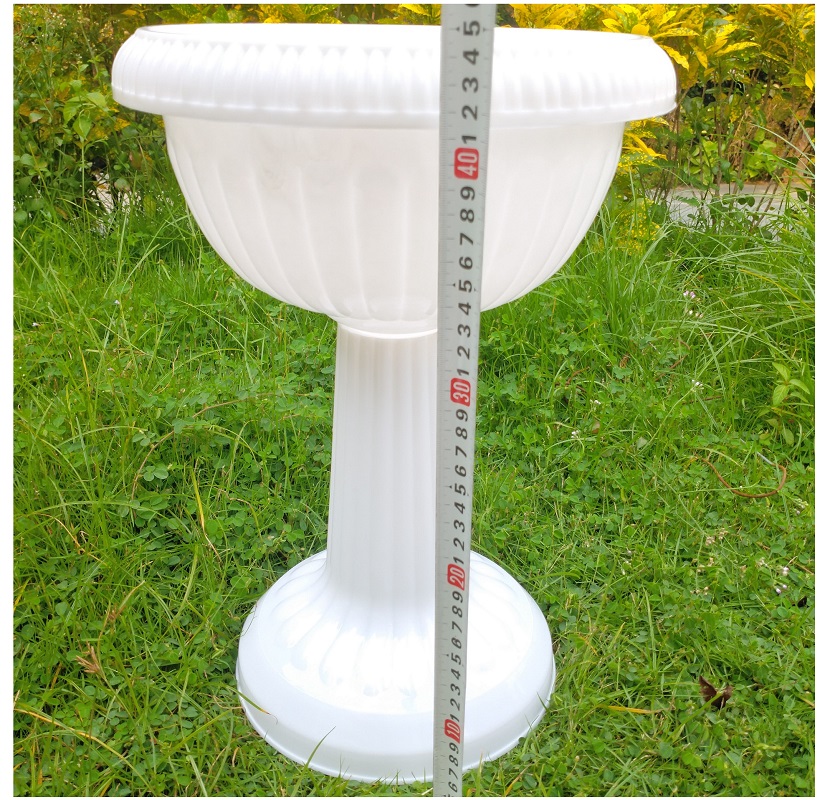 10 Chậu LY nhựa kèm ĐẾ tách rời, trồng hoa, cây cảnh, sen... Size3 Kt: 30x45