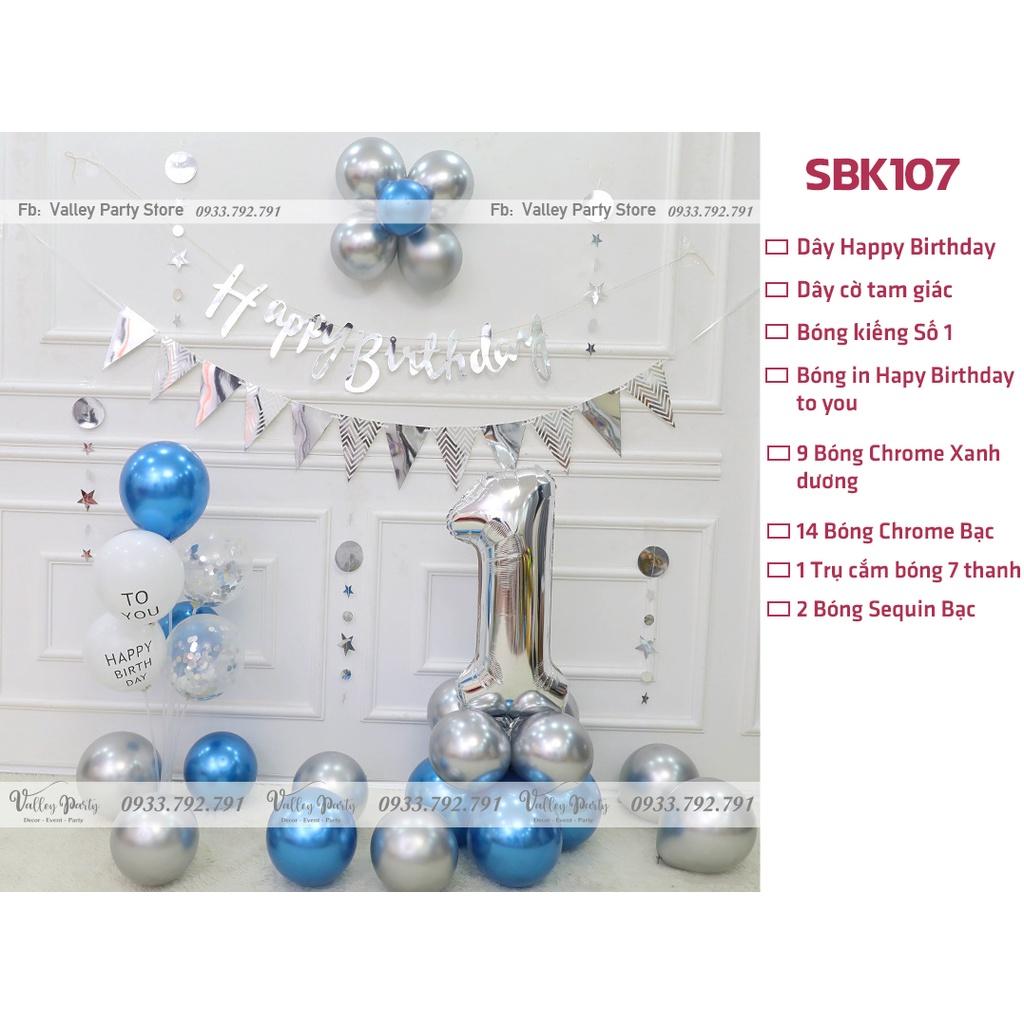 Set bóng trang trí sinh nhật tone màu vàng gold đen như ảnh, tặng kèm dải dây kết bóng thành chùm, bơm, băng dính