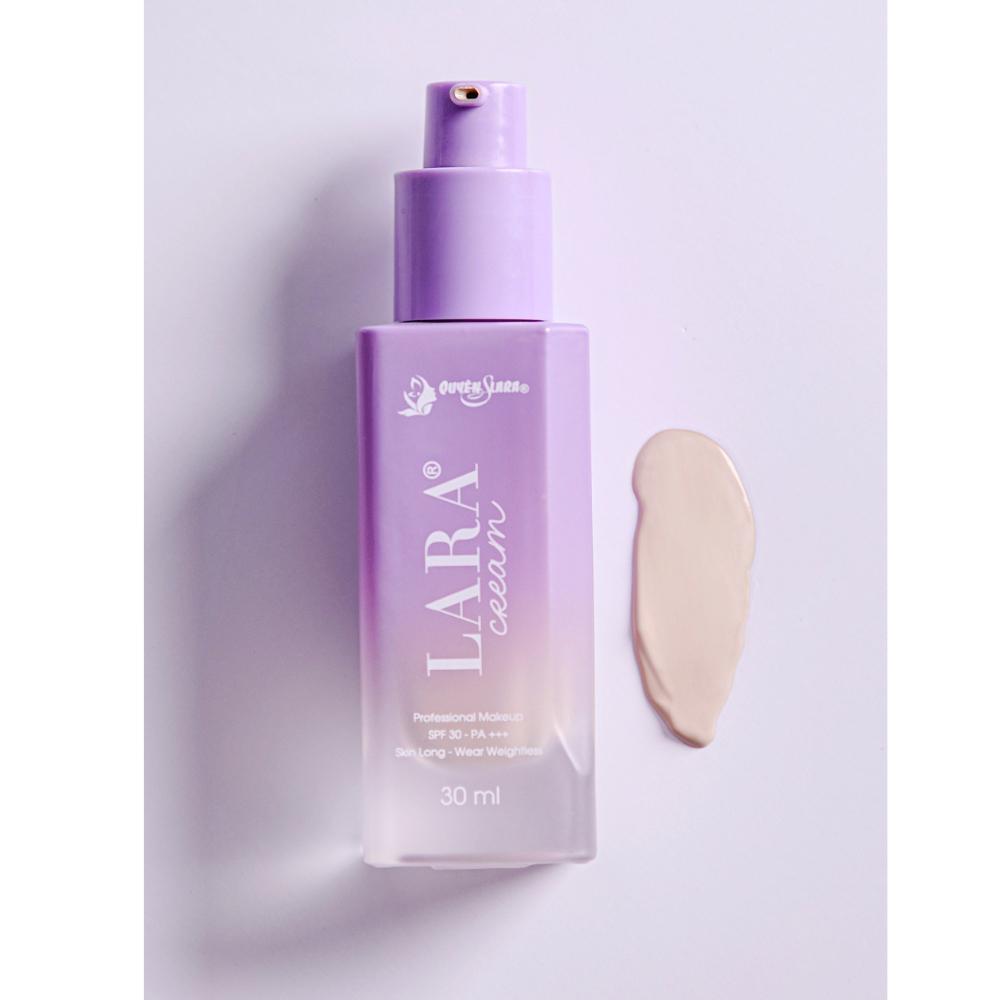Kem Nền LARA CREAM Quyên Lara 30ml, Che Khuyết Điểm Trên Da, Trang Điểm Nâng Tông Da, Chống Nắng