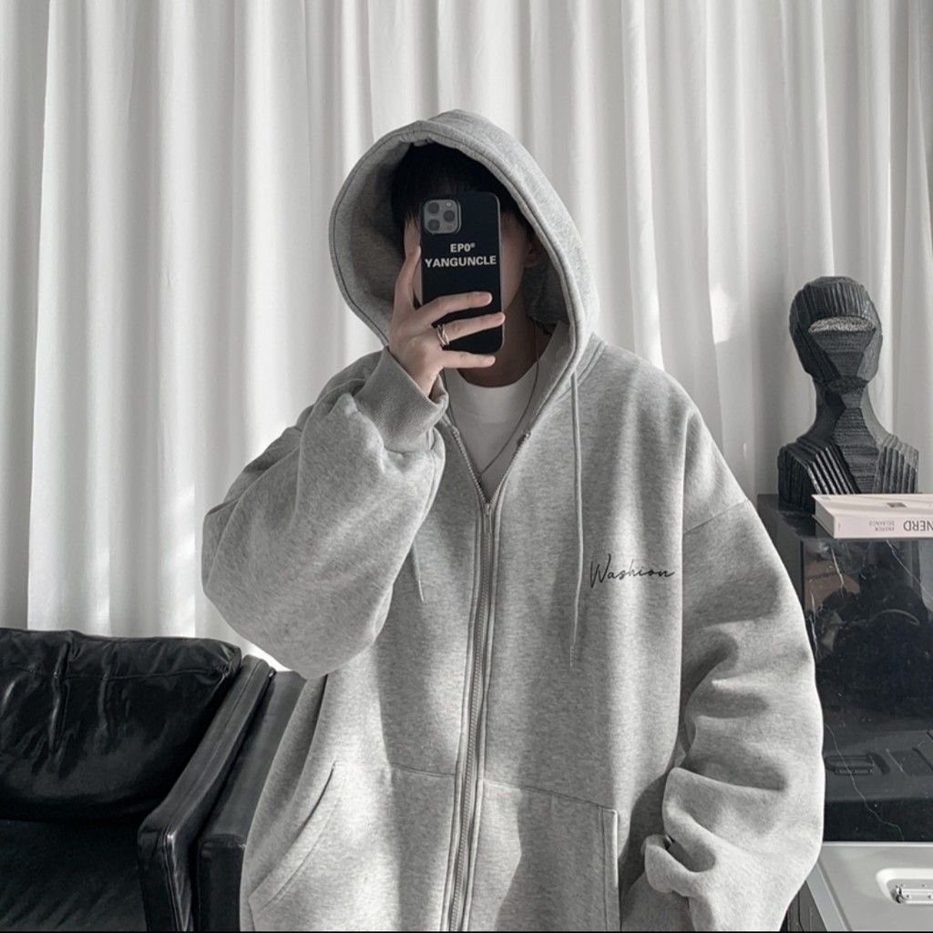 Áo Hoodie Kéo Khóa Nam Nữ Washion Áo Khoác Nỉ Có Nón Unisex PM602