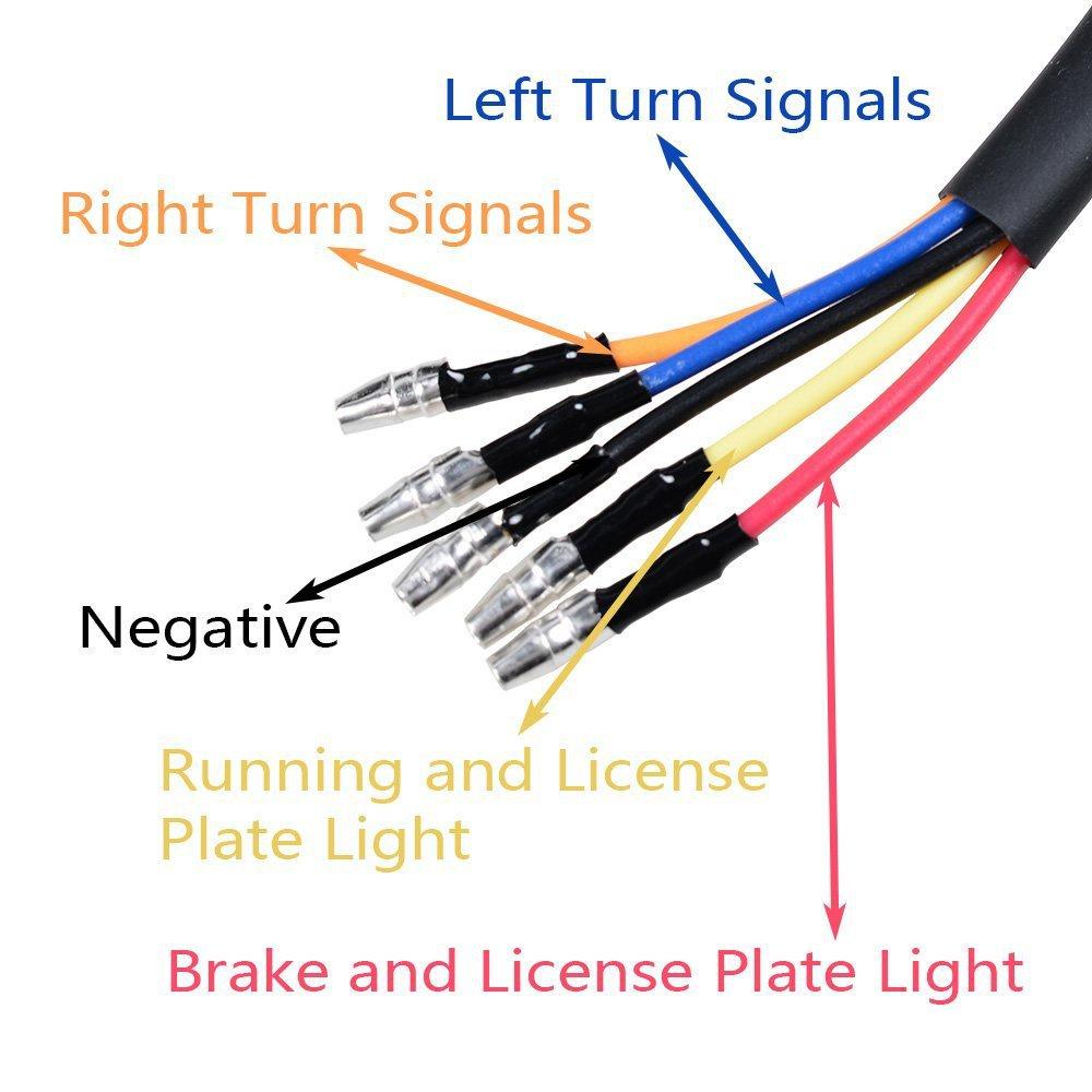 Đèn LED tín hiệu xi nhan gắn đuôi xe mô tô