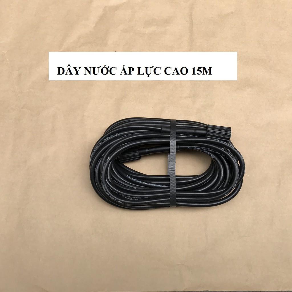 Dây Nước Áp Lực 15m/7m cho Máy Rửa Xe Mini LCN Máy Rửa Xe Gia Đình