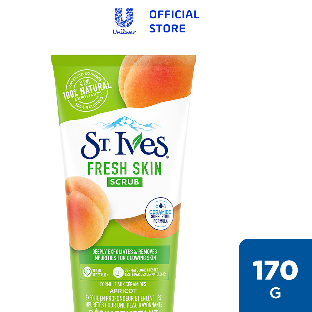 Sữa rửa mặt tẩy tế bào da chết ngừa mụn St.Ives 170g