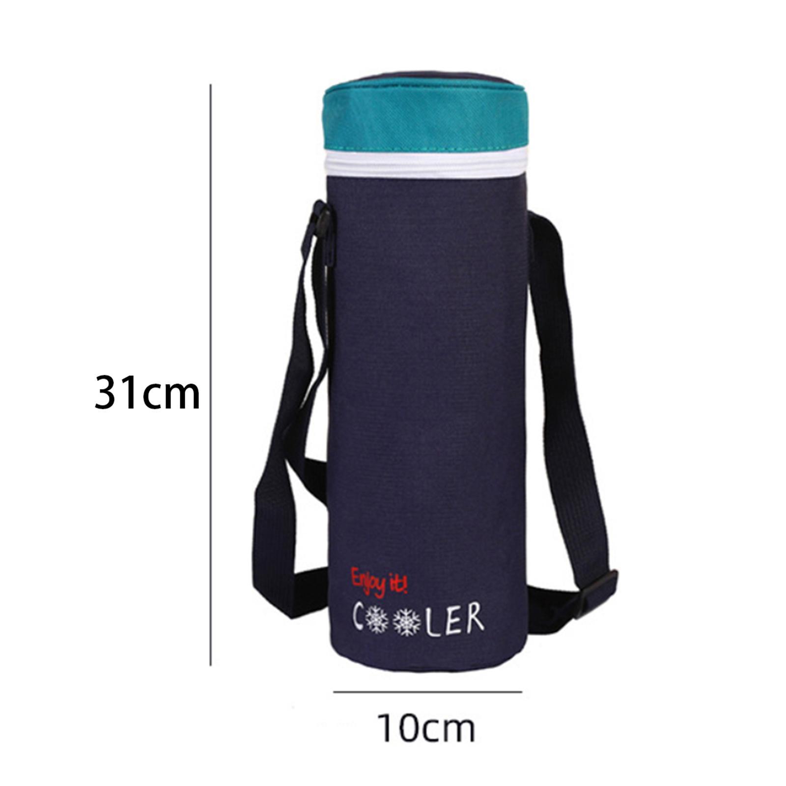 Insulated Water Bottle Bag Carrier Bag Carry Bag Hiking Thermal Pouch