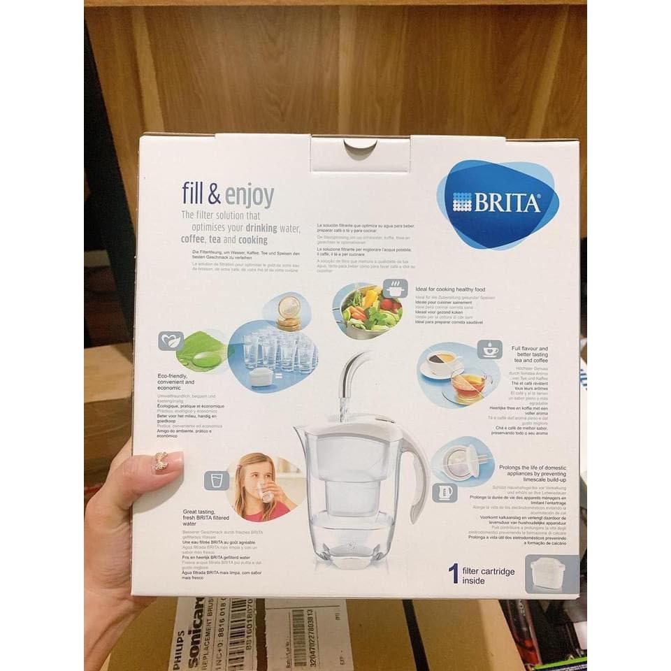 Bình Lọc Nước BRITA Elemaris Cool Maxtra Plus, Giúp Loại Bỏ Tạp Chất, Dung Tích 2.4L, Nhập Đức, BH 12 Tháng